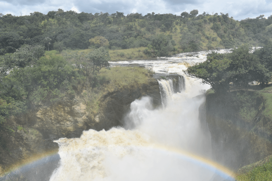 rainbow over murchison falls