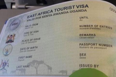EA Tourist visa card