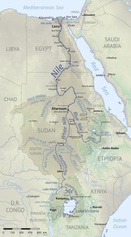 River Nile Map