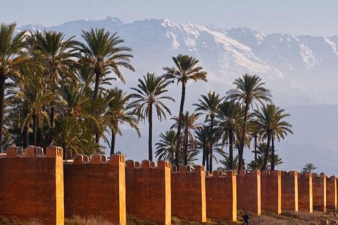 marrakech mountain view