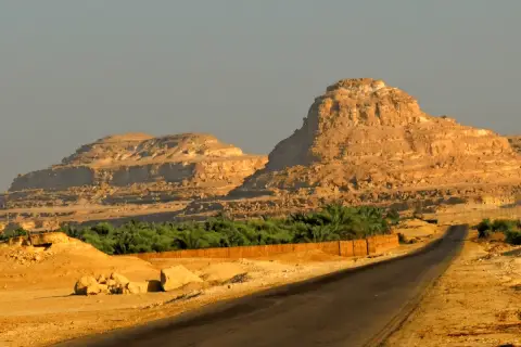 mountain of the dead siwa oasis egypt